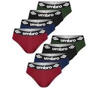Umbro Herren Slips 8er Pack L Unterhosen männer Baumwoll Passform Atmungsaktiv