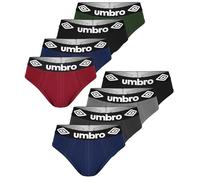Umbro Herren Slips 8er Pack L Unterhosen männer Baumwoll Passform Atmungsaktiv