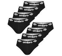 Umbro Herren Slips 8er Pack M Unterhosen männer Baumwoll Passform Atmungsaktiv