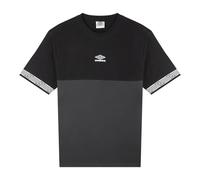 Umbro Herren Sports Style Club Crew Tee T-Shirt, Woodland Grey/Black, M