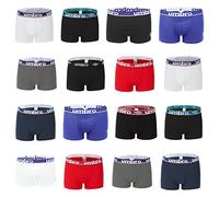 Umbro Unterhosen Männer Pack Surprise, Boxershorts Herren, Zufälliges Muster, Empfindliche Haut (5er Pack), Blau/Rot/Schwarz, L