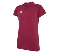 Umbro Womens/Ladies Club Essential Polo Shirt (New Claret/Weiß) EU 36 / UK 8