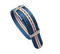 UMCNVV 20mm 22mm Uhrenarmband NATO Zulu Ersatzband Uhrenarmband Nylon Verstellbar mit Dornschließe, 22mm, Achat