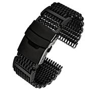 UMCNVV Für iWC-Armband, Mesh-Edelstahl, 20 mm, 22 mm, 316L Edelstahl-Armband für Oma-Armband, Milan-Band, 22 mm