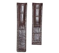 UMCNVV Klassisches Uhrenarmband aus Rindsleder, 20/22/24 mm, für Tag Heuer Carrera Aquaracer Monaco, hochwertiges Armband, weiches Uhrenarmband, 20 mm