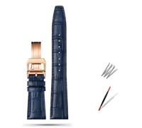 UMCNVV Uhrenarmband aus Rindsleder, 20 mm, 21 mm, 22 mm, Ersatzarmband für IWC Portugieser Porotfino Family Piloten, Faltschließe, 20 mm