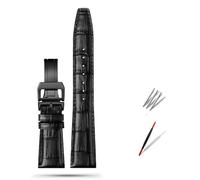 UMCNVV Uhrenarmband aus Rindsleder, 20 mm, 21 mm, 22 mm, Ersatzarmband für IWC Portugieser Porotfino Family Piloten, Faltschließe, 22 mm