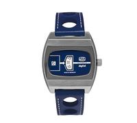 UMF RUHLA Jumping Hour - Digitale Scheibenuhr - Herrenuhr - 41 mm - Automatik 26 Steine - Edelstahlgehäuse - Saphirglas - 36 h Gangreserve - Limitierte Neuauflage 2025 - Made in Germany