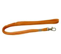 Umhängeband / Lanyards Schlüsselanhänger, aus weichem Polyester, mit drehbaren Karabinerhaken, Sicherheitsbruchstelle, Farbe: orange - 10 Bänder