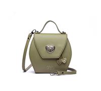 Umhängetasche ALLGÄU REBELL "Oktoberfest", Damen, Gr. B/H/T: 16cm x 13cm x 3cm onesize, grün, Lederimitat, Taschen Umhängetasche, Designed in Allgäu (91722720-0) grün