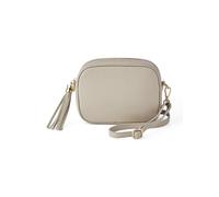 Umhängetasche aus genarbtem Rindsleder Peter Hahn beige