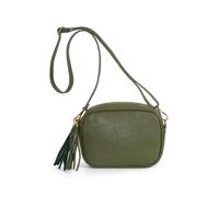 Umhängetasche aus genarbtem Rindsleder Peter Hahn grün