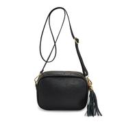 Umhängetasche aus genarbtem Rindsleder Peter Hahn schwarz