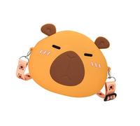 Umhängetasche aus Silikon mit Tiermotiv, schöne Umhängetasche für Kinder, Mädchen, Geburtstagsgeschenk, Zubehör, Umhängetasche, Handytasche, Cartoon-Tier-Geldbörse, h, One Size