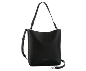 Umhängetasche "Brinja", Damen, Gr. B/H/T: 33cm x 33cm x 12cm, schwarz, Leder, MARC O'POLO ACCESSORIES, Taschen Umhängetasche, Damen Schultertasche, Henkeltasche, Handtasche mit Crossbody Gurt (8176025