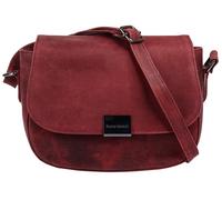Umhängetasche BRUNO BANANI Gr. B/H/T: 21 cm x 16 cm x 6 cm onesize, rot Damen Taschen Handtaschen echt Leder (22697700-0)