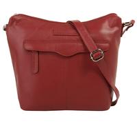 Umhängetasche BRUNO BANANI Gr. B/H/T: 22cm x 11cm onesize, rot, Damen, Leder, Taschen (46707046-0) rot