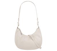 Umhängetasche BRUNO BANANI, Damen, Gr. B/H/T: 28cm x 24cm x 9cm onesize, beige, Leder, unifarben, leicht glänzend, Taschen, echt Leder (67157952-0) beige
