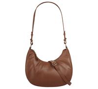 Umhängetasche BRUNO BANANI, Damen, Gr. B/H/T: 28cm x 24cm x 9cm onesize, braun (cognac), Leder, unifarben, leicht glänzend, Taschen, echt Leder (33535945-0) cognac