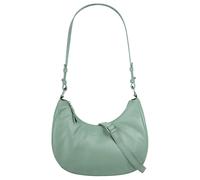 Umhängetasche BRUNO BANANI, Damen, Gr. B/H/T: 28cm x 24cm x 9cm onesize, grün (mint), Leder, unifarben, leicht glänzend, Taschen, echt Leder (72071260-0) mint