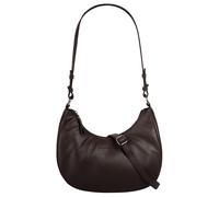 Umhängetasche BRUNO BANANI, Damen, Gr. B/H/T: 28cm x 24cm x 9cm onesize, braun, Leder, leicht glänzend, unifarben, Taschen Umhängetasche, echt Leder (31969834-0) braun