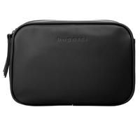 Umhängetasche BUGATTI "ALMATA", Damen, Gr. B/H/T: 21cm x 15cm x 6cm onesize, schwarz, Kunstfaser, leicht glänzend, unifarben, Taschen Umhängetasche (62593831-0) schwarz