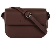 Bugatti Fashion Damen Schultertasche Almata S – Clutch aus Kunstleder, Braun