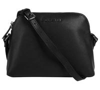 bugatti Bella kleine Schultertasche aus Leder, Damen-Umhängetasche small in schwarz