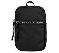 Umhängetasche BUGATTI "BLANC DELIGHT", Damen, Gr. B/H/T: 12cm x 18cm x 3cm onesize, schwarz, Kunstfaser, unifarben, Taschen Umhängetasche (42614903-0)