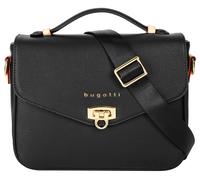 Bugatti Fashion Umhängetasche/Henkeltasche Ella Classic Bag aus Kunstleder Damen Schwarz