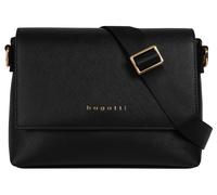 Bugatti Schultertasche Ella – Saffiano-Kunstleder (PU) – Damen – 25×19×9 cm – Schwarz
