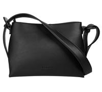 Umhängetasche BUGATTI "LUNA", Damen, Gr. B/H/T: 30cm x 22cm x 12cm onesize, schwarz, Polyurethan (PU), clean, Taschen Umhängetasche (78513133-0) schwarz