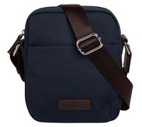 Umhängetasche BUGATTI "MARO", Damen, Gr. B/H/T: 17cm x 21cm x 5cm onesize, dunkelblau, Polyester, unifarben, Taschen Umhängetasche (82552564-0) dunkelblau