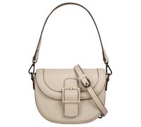 Umhängetasche BUGATTI "ZITA", Damen, Gr. B/H/T: 21cm x 14cm x 8cm onesize, beige, Polyurethan (PU), clean, Taschen Umhängetasche (79379732-0) beige