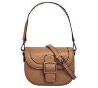 Umhängetasche BUGATTI "ZITA", Damen, Gr. B/H/T: 21cm x 14cm x 8cm onesize, braun (cognac), Polyurethan (PU), clean, Taschen Umhängetasche (97091669-0) cognac