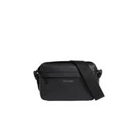 Umhängetasche CALVIN KLEIN "CK MUST CAMERA BAG", Damen, Gr. B/H/T: 20,5cm x 13cm x 5cm, schwarz, Lederimitat, Polyester, unifarben, Taschen Umhängetasche, Schultertasche, Mini Bag, Herren-Tasche mit L