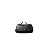 Umhängetasche CALVIN KLEIN "CK TOP HANDLE CROSSBODY", Damen, Gr. B/H/T: 20,5cm x 10cm x 4,5cm, schwarz, Lederimitat, Polyester, Taschen Umhängetasche, Mini Bag, Umhängetasche, Henkeltasche mit CK-Logo