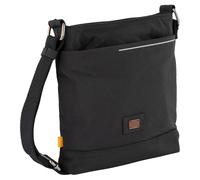 Umhängetasche CAMEL ACTIVE "City", Damen, Gr. B/H/T: 23cm x 25cm x 4,5cm, schwarz, Nylon, unifarben, Taschen Umhängetasche, passender urbaner Begleiter mit kleinen reflektierenden Details (36670233-0)