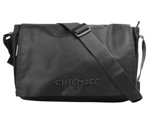 Umhängetasche CHIEMSEE "APANATSCHI", Damen, Gr. B/H/T: 31cm x 22cm x 7cm onesize, schwarz, Kunstfaser, Strukturmuster, Taschen Umhängetasche (27885551-0) schwarz