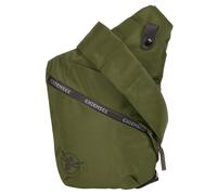 Umhängetasche CHIEMSEE "CHIEMSEE Herren, Damen Crossover Bag LIGHT N BASE", Gr. B/H/T: 22cm x 33cm x 1cm onesize, grün (oliv), Kunstfaser, leicht glänzend, unifarben, Taschen Umhängetasche (94261209-0