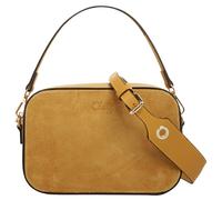 Umhängetasche CLUTY, Damen, Gr. B/H/T: 22cm x 15cm x 7cm onesize, gelb, Leder, Taschen Umhängetasche, echt Leder, Made in Italy (82499711-0)