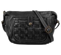 Umhängetasche CLUTY, Damen, Gr. B/H/T: 24cm x 16cm x 10cm onesize, schwarz, Leder, vintage, Taschen Umhängetasche, echt Leder, Made in Italy (77272554-0) schwarz