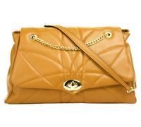 Umhängetasche CLUTY Gr. B/H/T: 32 cm x 19 cm x 11 cm onesize, gelb Damen Taschen Handgepäck echt Leder, Made in Italy (98232048-0)