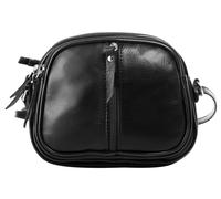 Umhängetasche CLUTY, Mädchen, Gr. B/H/T: 18cm x 16cm x 4cm onesize, schwarz, Leder, unifarben, Taschen Umhängetasche, echt Leder, Made in Italy (54953752-0) schwarz