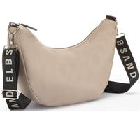 Umhängetasche ELBSAND "Hobo-Tasche, Handtasche", Damen, Gr. B/H/T: 37cm x 25cm x 13cm, beige (sand), Stoff, Textil, unifarben, Taschen Umhängetasche, Schultertasche, Minibag, Henkeltasche, Crossbody B