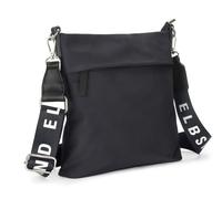 Umhängetasche ELBSAND "Schultertasche", Damen, Gr. B/H/T: 23cm x 25cm x 4cm, marine, Stoff, Textil, clean, unifarben, Taschen Umhängetasche, Minibag, Handtasche, Crossbody Bag VEGAN (71886015-0) marin