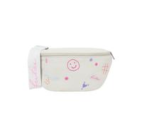 Umhängetasche FRITZI AUS PREUSSEN "Bum Bag Big Limited Embro Fun", Damen, Gr. B/H/T: 34cm x 16cm x 11,5cm onesize, beige, 55% Baumwolle, 45% Polyester, unifarben, Taschen Umhängetasche, mit Webbing-Sc