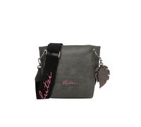 Schultertasche FRITZI AUS PREUSSEN "Eco-Fritzi03", Damen, Gr. B/H/T: 8,5cm x 22,5cm x 20,5cm, grau, unifarben, Taschen Schultertasche, aus veganen und recycelten Materialien (10615457-0) grau