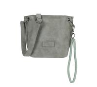 Fritzi aus Preußen Crossbody-Umhängetasche Fritzi03N Vintage Rock – Kunstleder, vegan, Grau