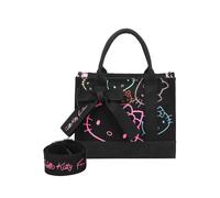 Fritzi aus Preussen Izzy09 Canvas Hello Kitty Shopper Black Cat